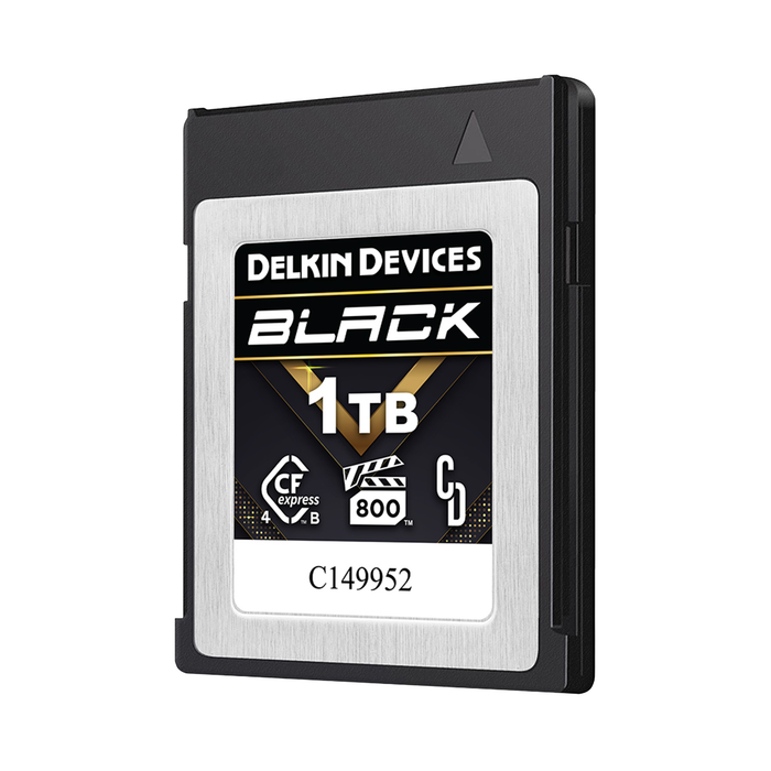 Delkin Devices 1TB BLACK CFexpress Type B 4.0 VPG800 Memory Card