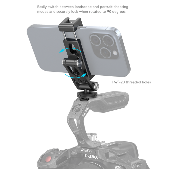 SmallRig Metal Phone Support with Cold Shoe Mount 4382