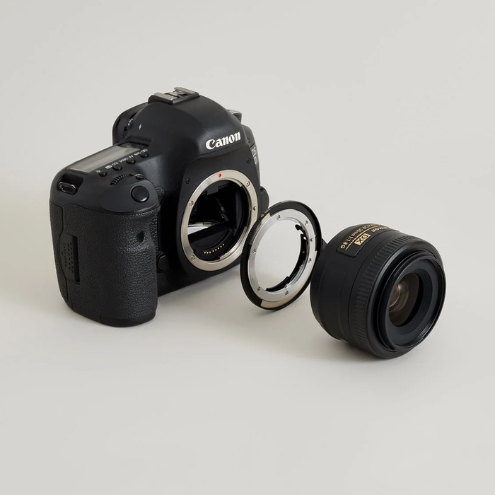 Urth Manual Lens Mount Adapter for Nikon F (G-Type) Mount Lens to Canon EOS EF/EF-s Camera Body