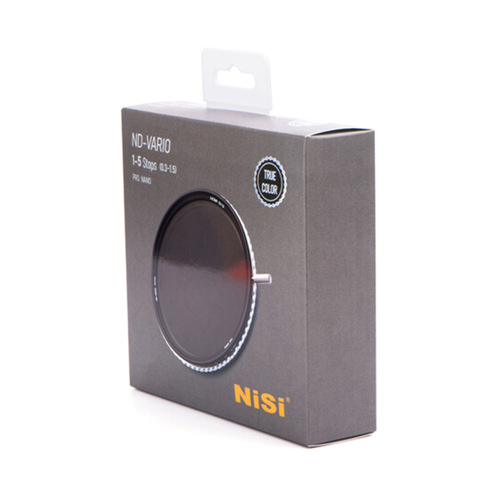 NiSi 67mm True Color ND-VARIO Pro Nano 1-5 Stops Variable Neutral Density Filter