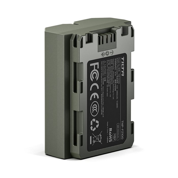 Tilta NP-FZ100 Battery with USB-C Input (2400mAh) - Green