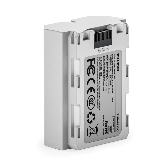 Tilta NP-FZ100 Battery with USB-C Input (2400mAh) - Off White