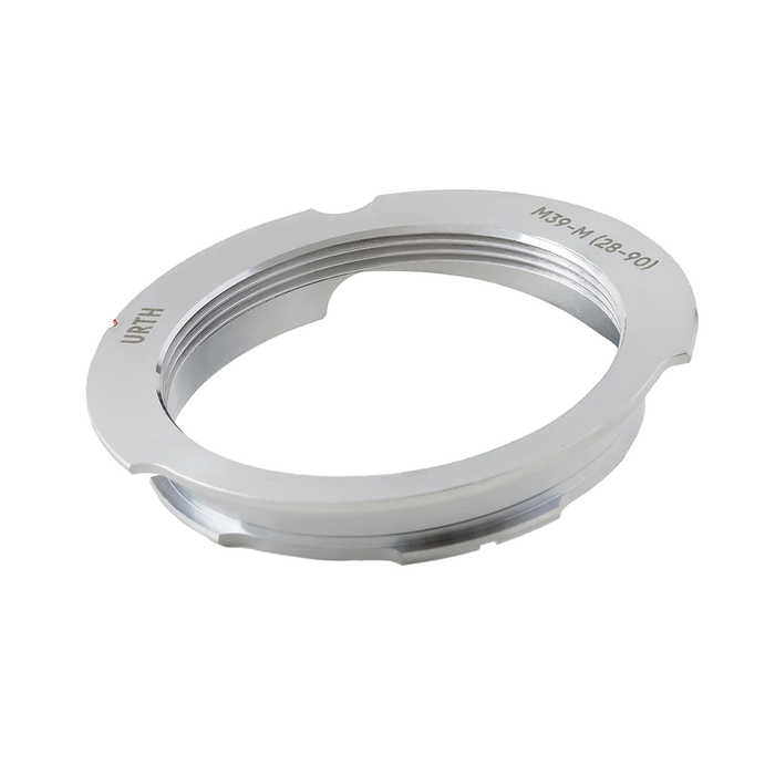 Urth Manual Lens Mount Adapter for M39-Mount Lens to Leica M-Mount Camera Body with 28-90mm Frame Lines