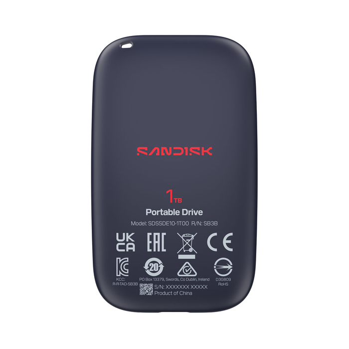 SanDisk 1TB USB 3.2 Gen 2 Portable SSD Drive