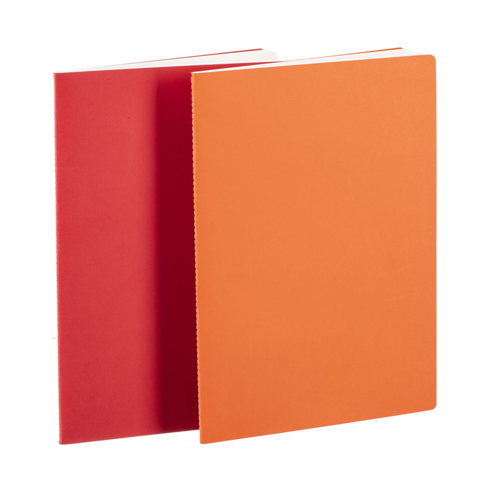 Hahnemühle Sketch & Note Booklet Bundle, A5, 20 Sheets (40 Pages) - Cerise/Paprika (Red Bundle)