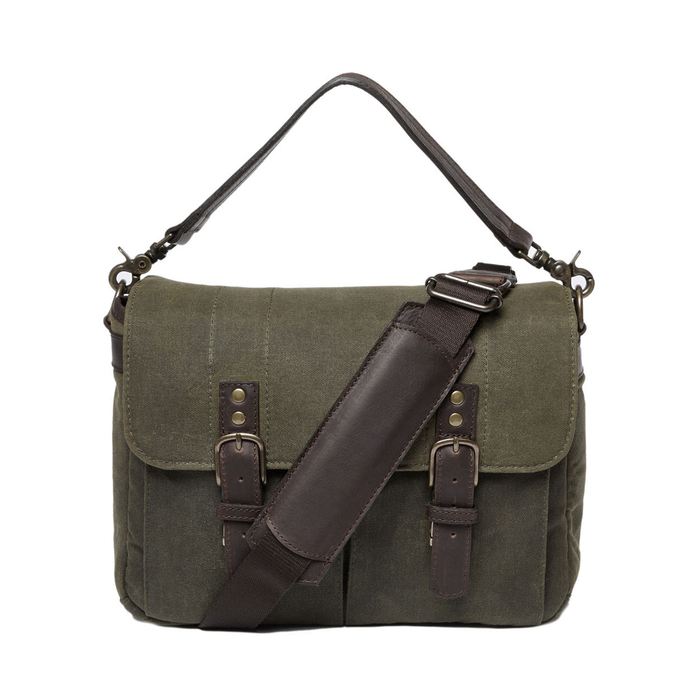 ONA Prince Street Messenger Bag, Waxed Canvas - Olive
