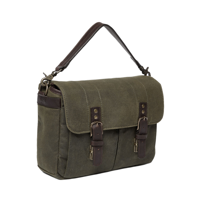 ONA Prince Street Messenger Bag, Waxed Canvas - Olive
