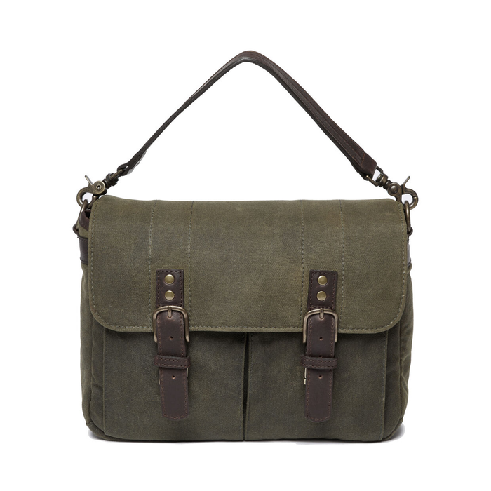 ONA Prince Street Messenger Bag, Waxed Canvas - Olive