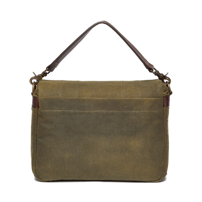 ONA Prince Street Messenger Bag, Waxed Canvas - Olive