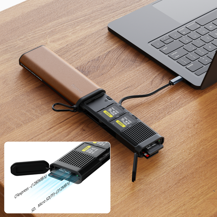 SmallRig Multifunctional Card Reader & Storage Case for CFexpress Type B 4532