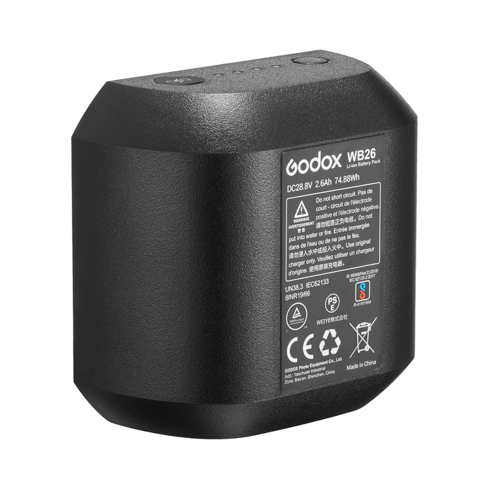 Godox WB26 Battery for AD600Pro Studio Flash