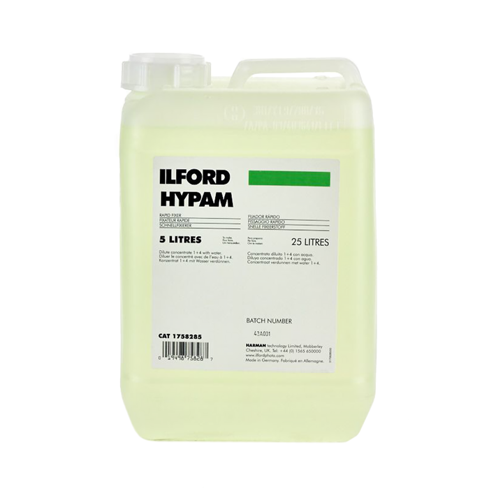 Ilford Hypam Non-Hardening Rapid Fixer for Black & White Print/Film - 5 Liter