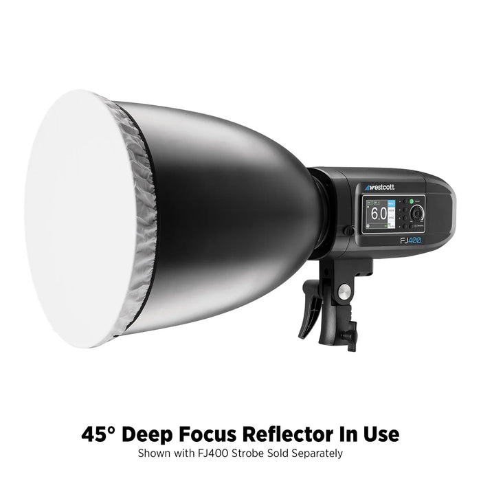 Westcott 45° Deep Focus Reflector with Honeycomb Grids & Diffusion (Godox/Bowens Mount)