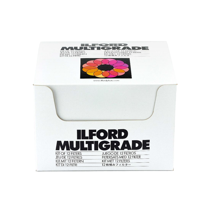 Ilford Multigrade Filter Set with Holder, 3x3in - 12 Filters