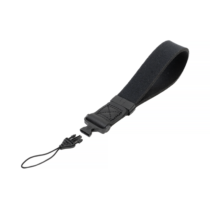 Op/Tech Mirrorless Wrist Strap with 3/8" Mini Quick to 1.5mm Mini Quick Disconnect Loop Connector, 11" - Black