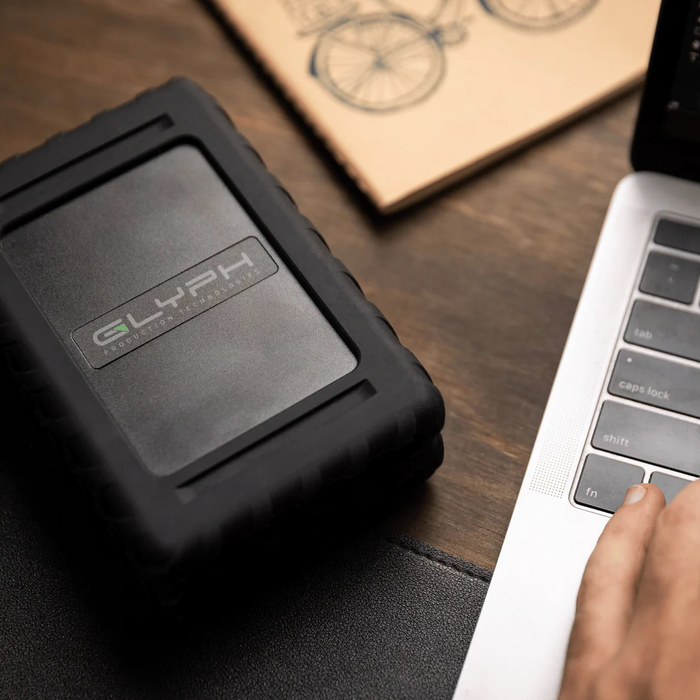 Glyph Technologies 2TB Blackbox Plus 5400 rpm USB-C 3.2 Gen 2 Rugged Portable External Hard Drive