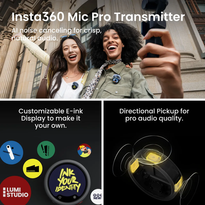 Insta360 Luna Ultra 8K Gimbal Camera Creator Bundle - Stellar White