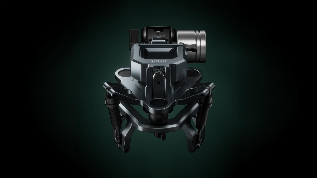 Tilta Shock Absorbing Head for Hydra Alien Mini (Luna) - Titanium Gray