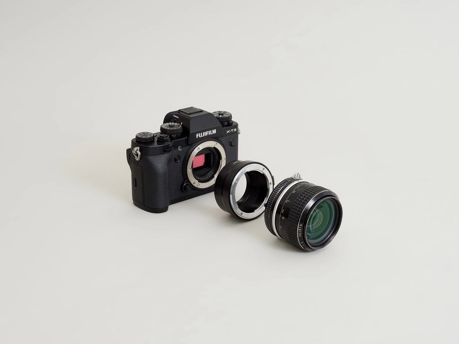 Urth Manual Lens Mount Adapter for Nikon F-Mount Lens to Fujifilm X-Mount Camera Body