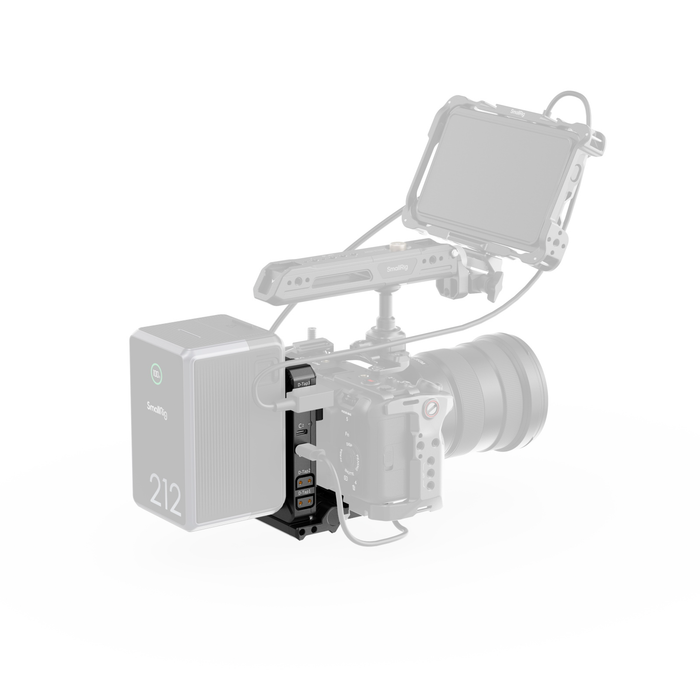 SmallRig V-Mount Battery Mount Plate Kit with Pro Circuit, 65W PD Charging, LCD Bracket & Tool-Free Arca-Swiss QR Plate 5227
