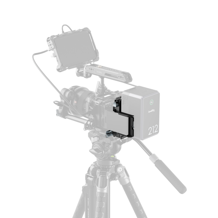 SmallRig V-Mount Battery Mount Plate Kit with Pro Circuit, 65W PD Charging, LCD Bracket & Tool-Free Arca-Swiss QR Plate 5227