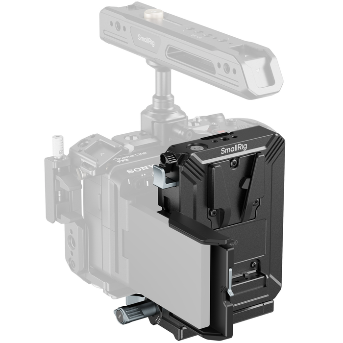 SmallRig V-Mount Battery Mount Plate Kit with Pro Circuit, 65W PD Charging, LCD Bracket & Tool-Free Arca-Swiss QR Plate 5227