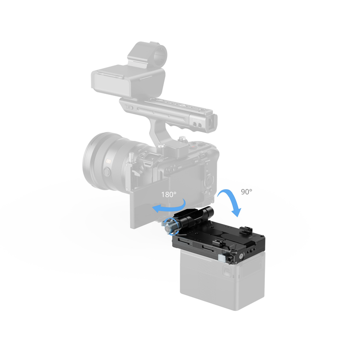 SmallRig V-Mount Battery Mount Plate Kit with Pro Circuit, 65W PD Charging, LCD Bracket & Tool-Free Arca-Swiss QR Plate 5227
