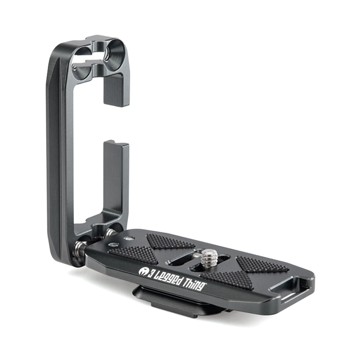 3 Legged Thing Ellie Universal L-Bracket With Peak Design Base - Metallic Slate Grey
