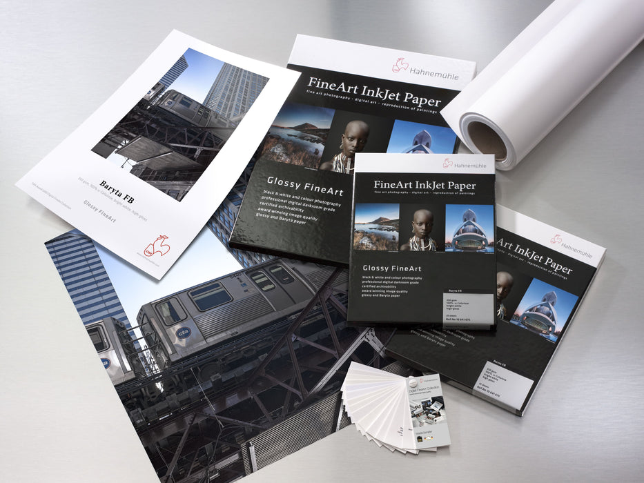 Hahnemühle Baryta FB Glossy FineArt Inkjet Paper 350, 8.5" x 11" - 25 Sheets