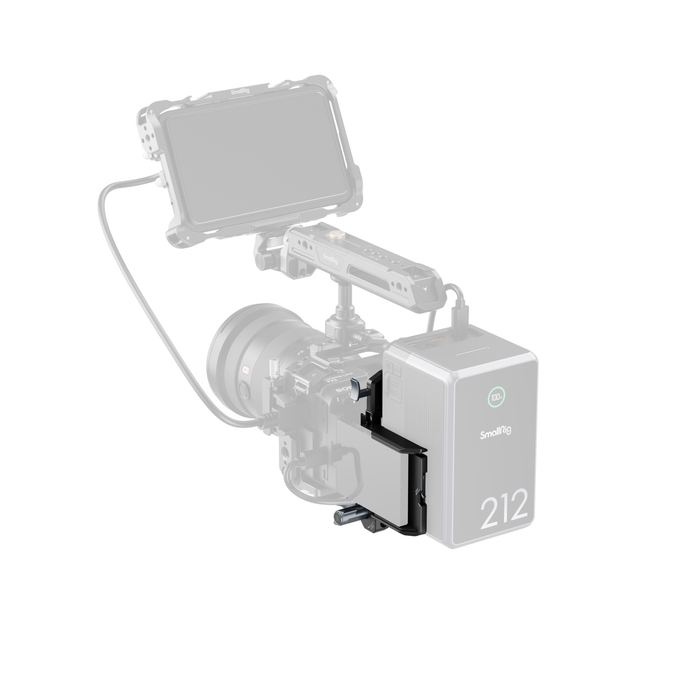 SmallRig V-Mount Battery Mount Plate Kit with Screen Protector, 65W PD Charging, LCD Bracket & Tool-Free Arca-Swiss QR Plate 5315