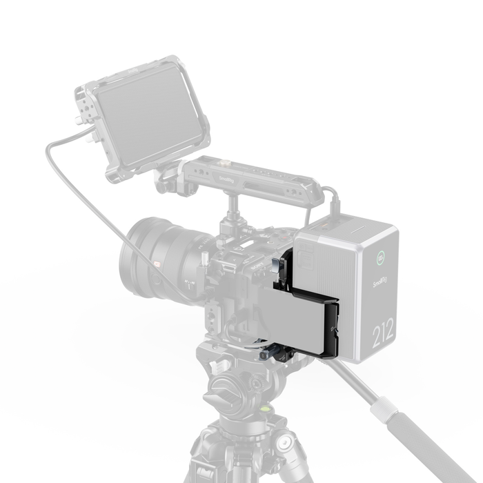 SmallRig V-Mount Battery Mount Plate Kit with Screen Protector, 65W PD Charging, LCD Bracket & Tool-Free Arca-Swiss QR Plate 5315