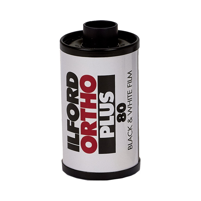 Ilford Ortho Plus 80 Black & White Negative - 35mm Film, 36 Exposures, Single Roll