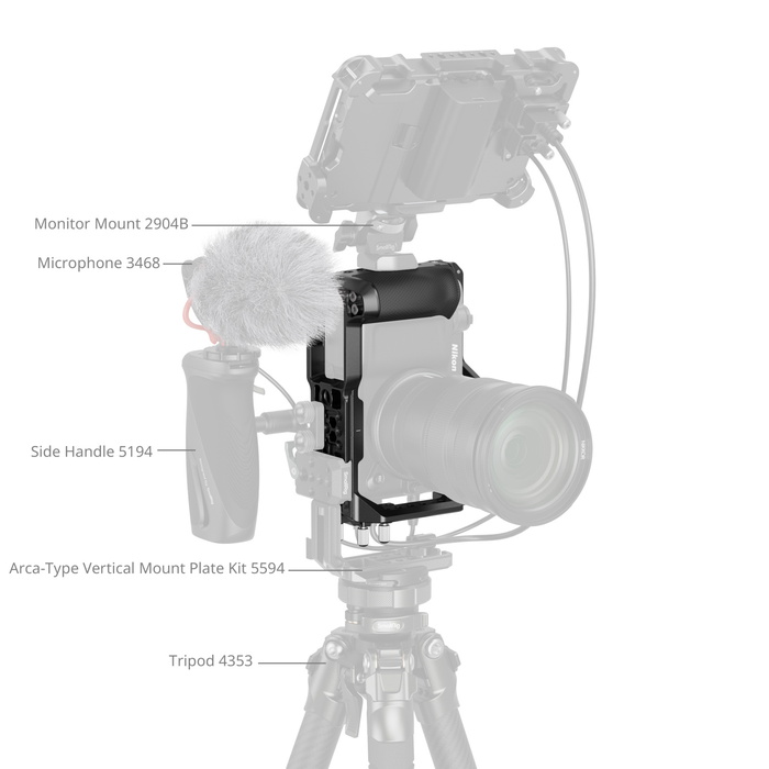 SmallRig Camera Cage Kit for Nikon ZR (Basic Edition) 5467