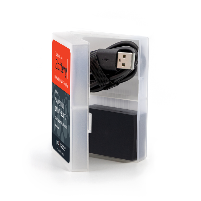 ProMaster Li-ion Battery for Lumix DMW-BLC12 with USB-C Charging