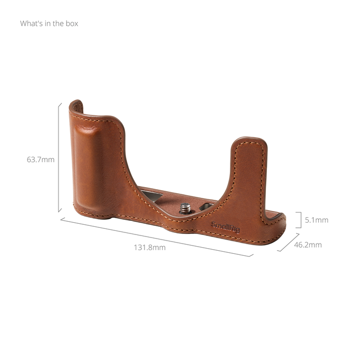 SmallRig Leather Half Case for LUMIX L10 5699 - Brown