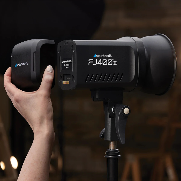 Westcott FJ400II & FJ250 Wireless 2-Light Portable Portrait Flash Kit with FJ-X3 Universal Wireless Trigger