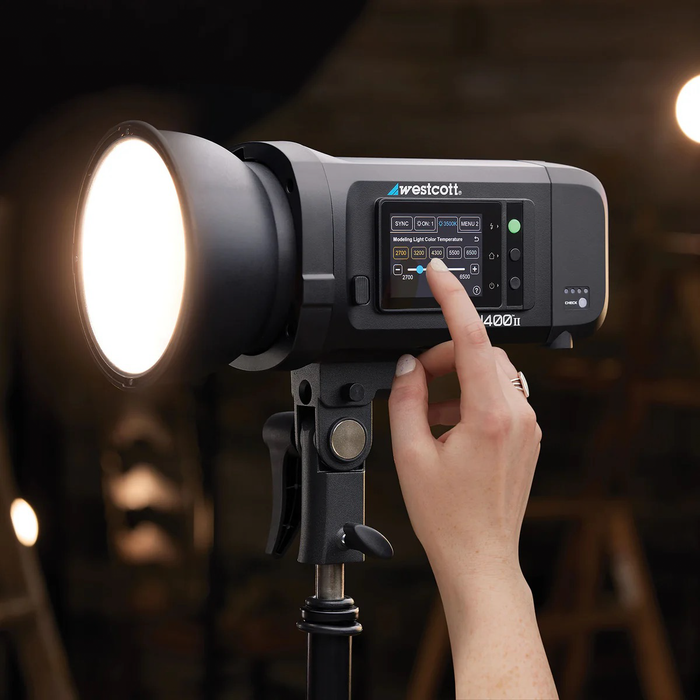 Westcott FJ400II & FJ250 Wireless 2-Light Portable Portrait Flash Kit with FJ-X3 Universal Wireless Trigger