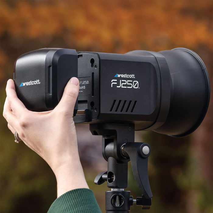 Westcott FJ400II & FJ250 Wireless 2-Light Portable Portrait Flash Kit with FJ-X3 Universal Wireless Trigger