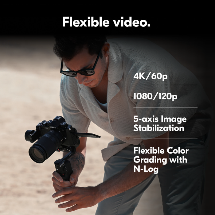 Nikon Zf Mirrorless Camera with Z 24-70mm f/4 S Lens - Silver