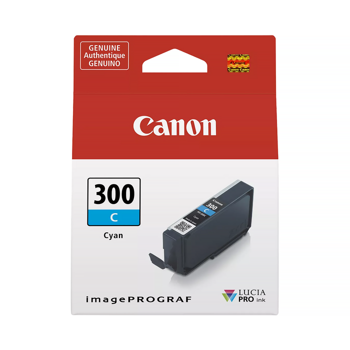 Canon PFI-300 Cyan Ink Cartridge