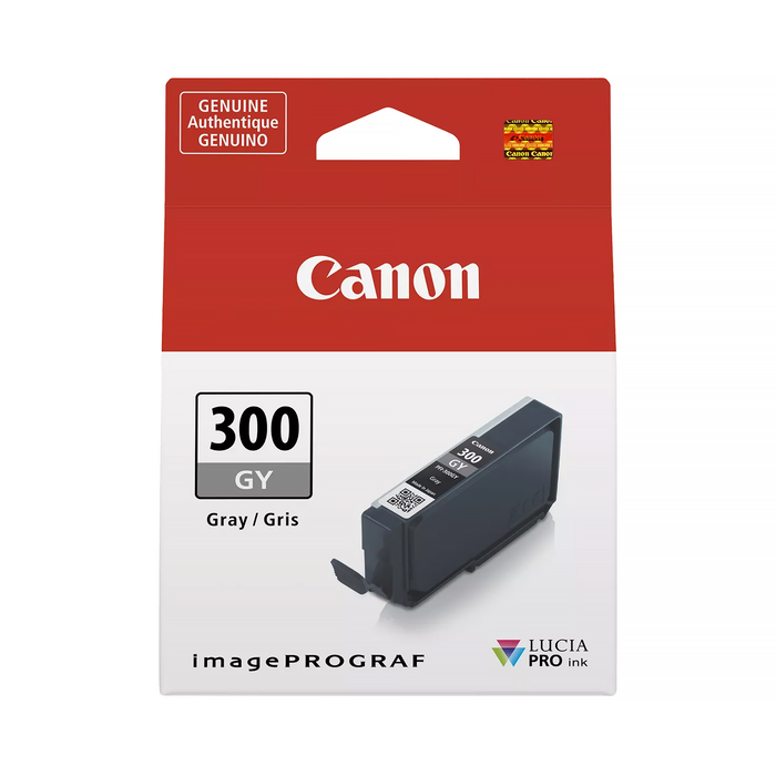 Canon PFI-300 Gray Ink Cartridge