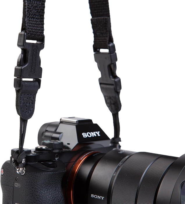 Op/Tech Super Classic Strap with Uni-Loop Connectors (1/4" Webbing), 36-43" - Black