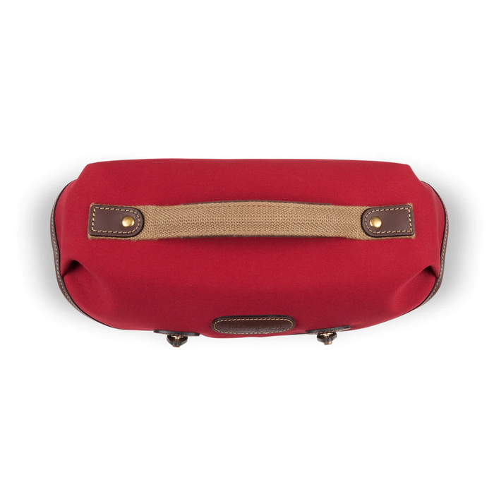 Billingham Hadley Small Pro 3.5L Shoulder Bag - Burgundy Canvas / Chocolate Leather (Chocolate Lining)
