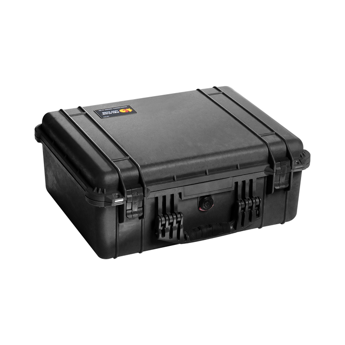 Pelican 1550 Protector Case with Padded Dividers & Lid Foam - Black