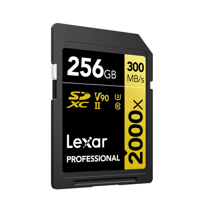 Lexar 256GB Professional 2000x UHS-II SDXC Memory Card