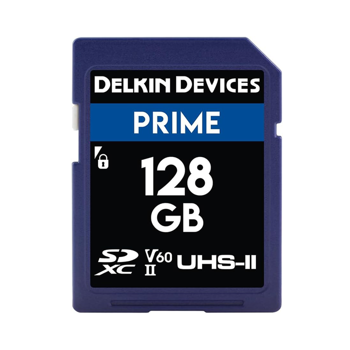Delkin Devices 128GB Prime UHS-II SDXC Memory Card - 2-Pack