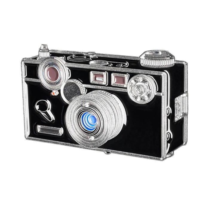 Brick Camera with Blue Lens Pin