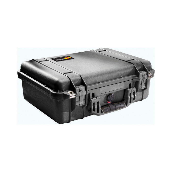 Pelican 1500 Protector Case with Padded Dividers & Lid Foam - Black