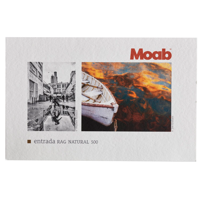 Moab Entrada Rag Natural Paper, 300 gsm, 5 x 7" - 25 Sheets