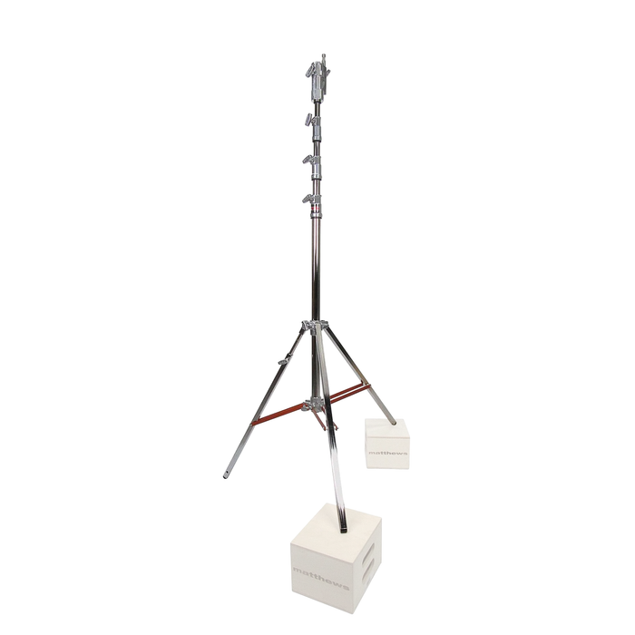 Matthews Hollywood Sky High Combo Triple Riser with Rocky Mountain Leg 15.25' Chrome/Steel